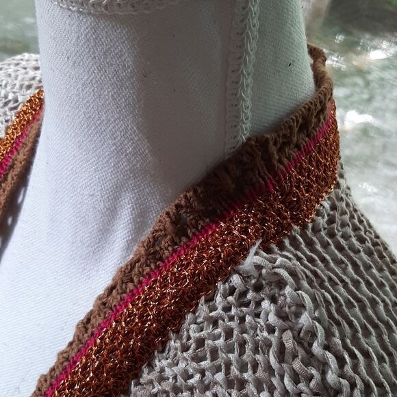 Chicos 3 Color Pop Pattern Cardigan Sweater Neutral Combo NWT - Picture 10 of 17